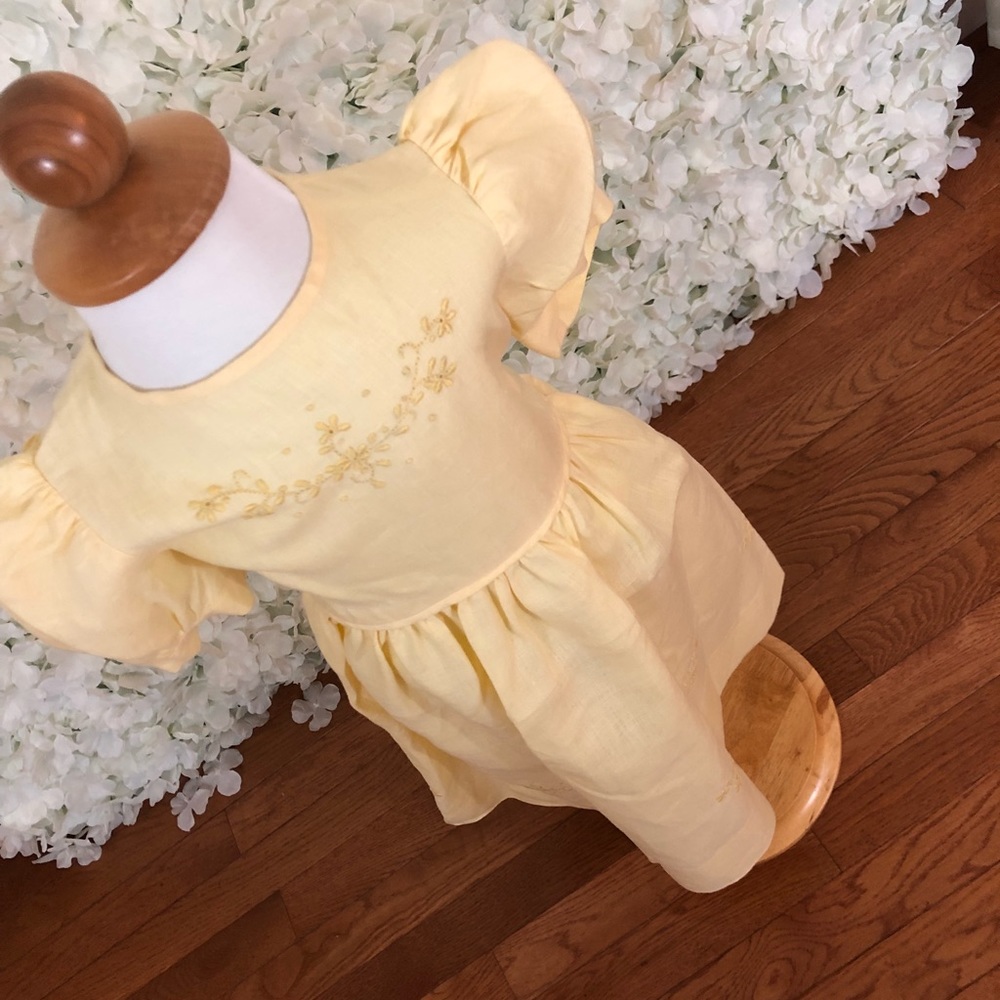 Olde Tyme Designs - Yellow Geneviève Classic Dress